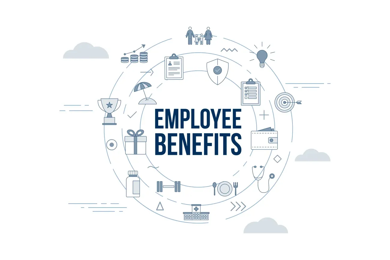 The range of employee benefits The Benefit Group administers